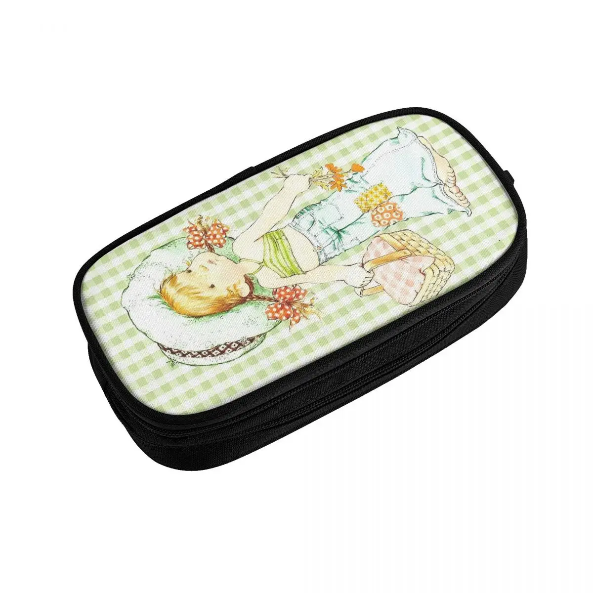 مخصص لطيف رائعتين S-Sarahs K-Kays مقلمة للبنين بنات تخزين كبير فتاة الكرتون القرطاسية حقيبة قلم رصاص #3