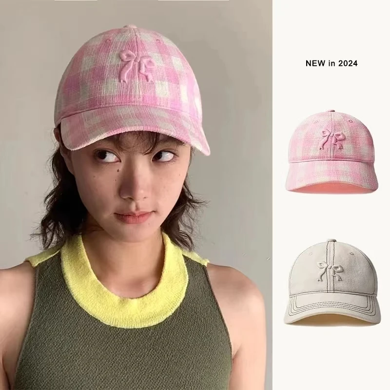 

Women's Spring Baseball Caps Autumn Bow Embroidered Men's Hip Hop Caps Gorras Snapback Hat Outdoor Sport Casquette Hats Unisex
