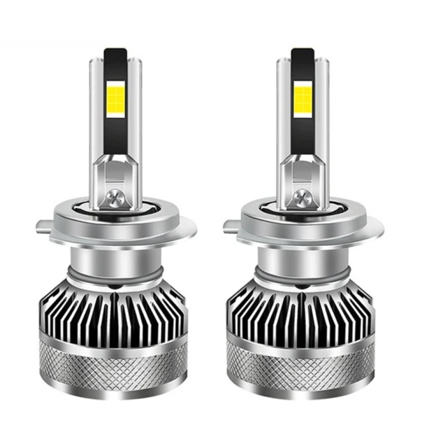 

Hot Sale New Dual Copper Tube LED Headlight h4 h7 led Hi Lo Beam Car Front Lamp H4 Headlight H3 Fog Light Super Bright Upgrade