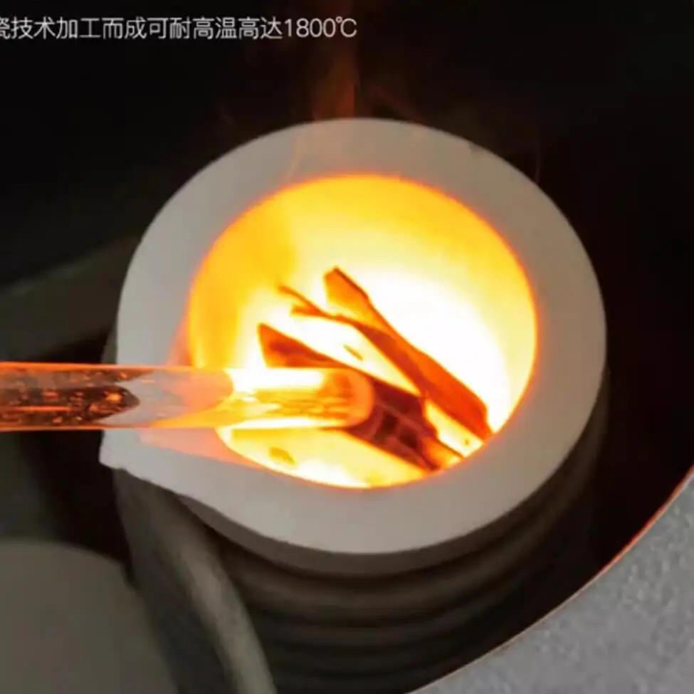 Ceramic Crucible for Jewelry Casting Ideal Melting Dish for Gold Silver Precious Metals Refining DIY Jewelry Making Tool