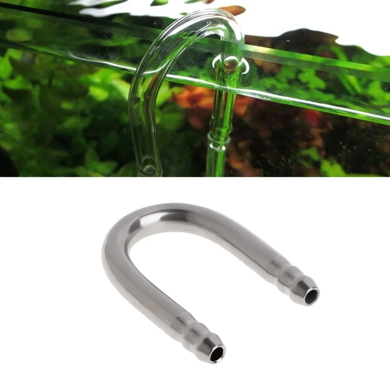 Aquariums Airline Tubing StainlessSteel Metal Pipe for 4mm Air Line Hose