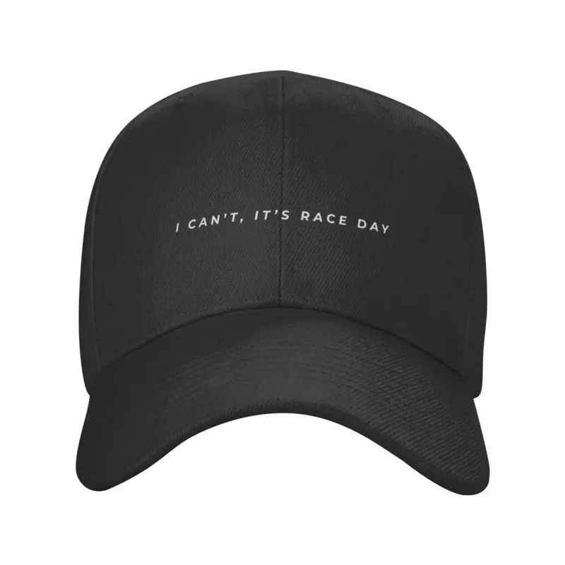 I Can't It's Race Day Baseball Cap Snap Back Hat Anime Hat Golf Sunhat Women Men's