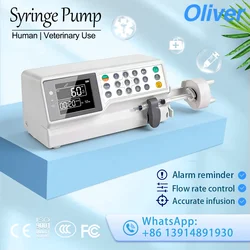 Portable syringe pump Equipment Single Double Channel Animal Vet Syringe Pump Pet Veterinary Syringe Pump
