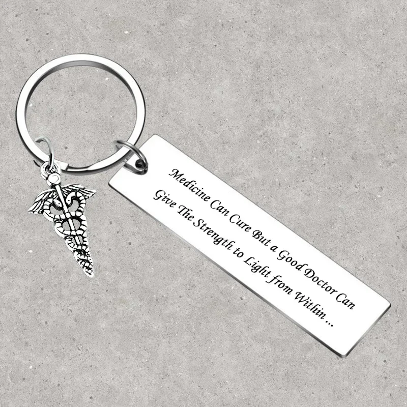 Hot Hospital Worker Gift Hospital Worker Keychain Doctor Appreciation Jewelry Key Rings Friends Coworkers gift