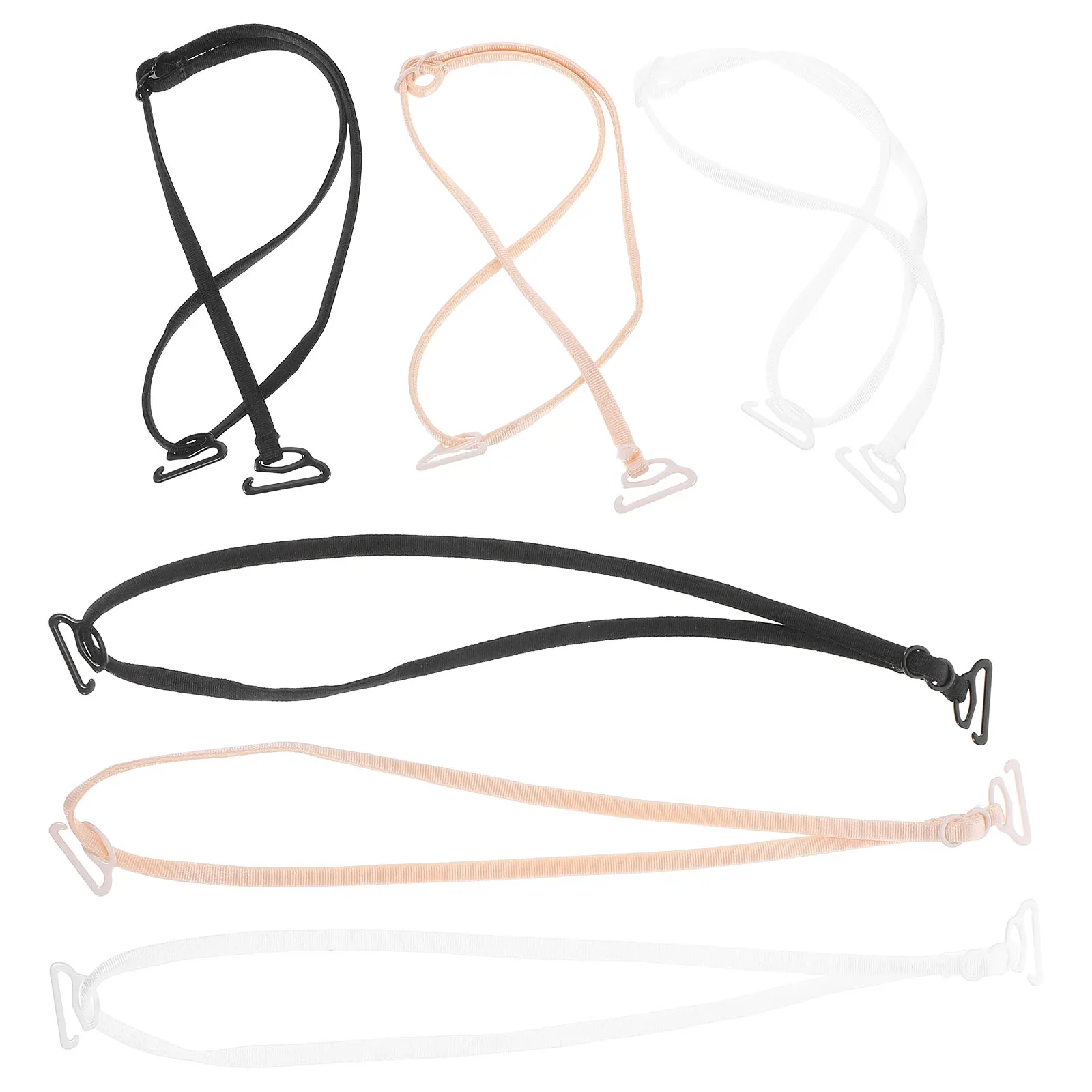 

3pcs Strap Holder Invisible Bra Accessories for Backless Dress Women's Fashion Underwear Elastic Strap Cover Invisible