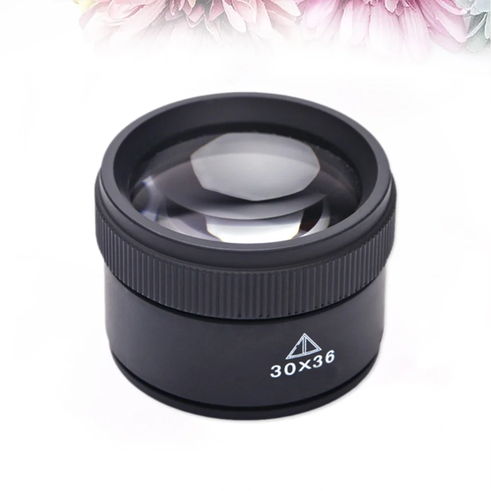 

Optical Magnifier 2 Lens 30X Magnifying Loupe for Jewelry Coins Stamps Electronics Watch Making Hobbies Crafts High Definition