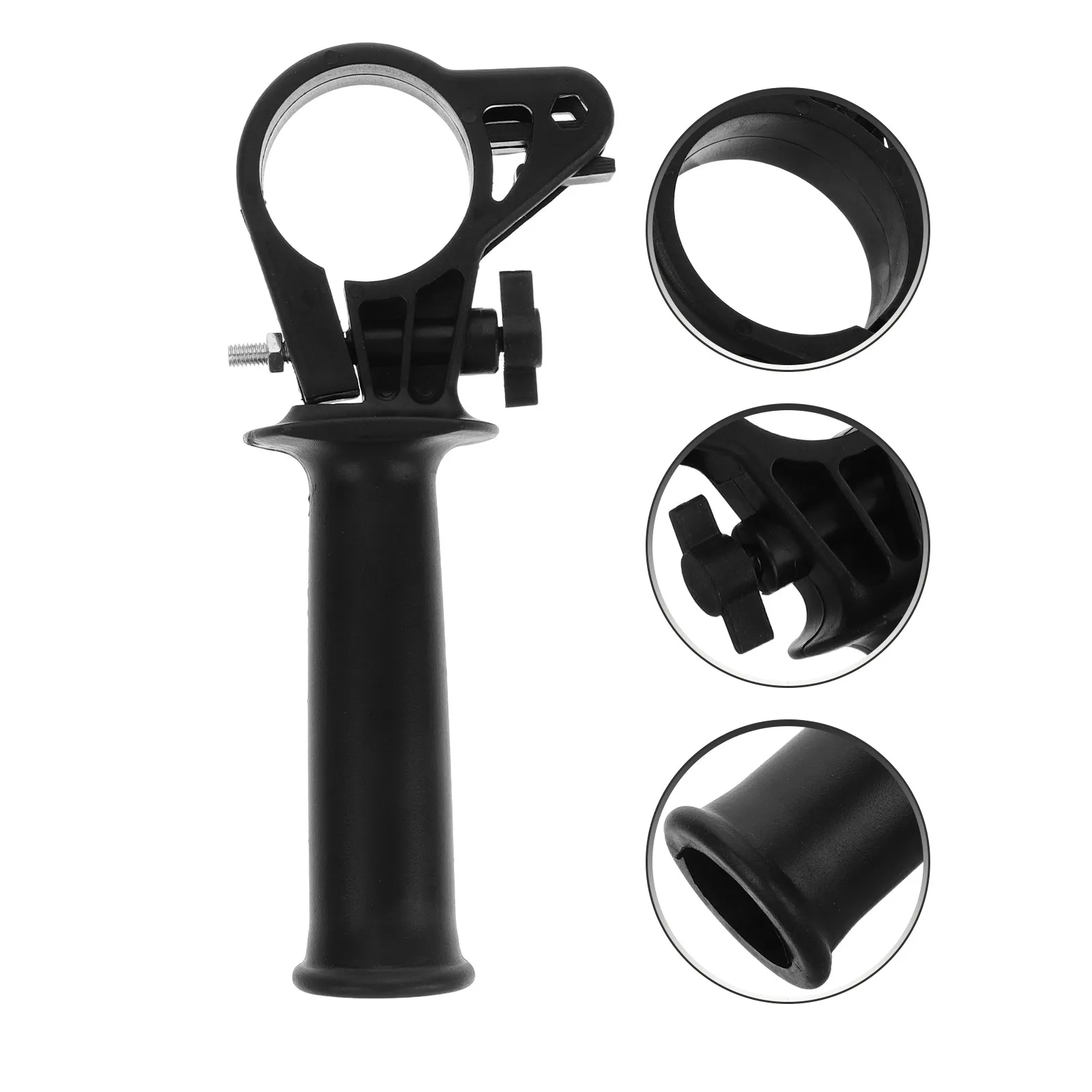 

Вспомогательная рукоятка для ударной дрели, пластиковая сменная передняя рукоятка для электрического молотка, повышенная устойчивость, простая установка