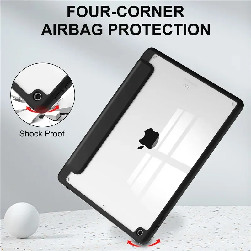 For Apple iPad 10.2 7th 8th 9th Generation Case With Pencil Holder Magnetic Smart Cover Auto Wake Sleep For iPad 7 8 9 2019 2021 view 6