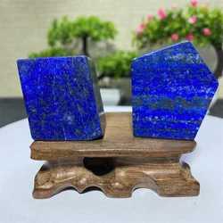 Lapis Lazuli Stone Natural Crystal, Irregular Polyhedron Polishing,Spiritual Meditation Healing, Home Decoration Aquarium