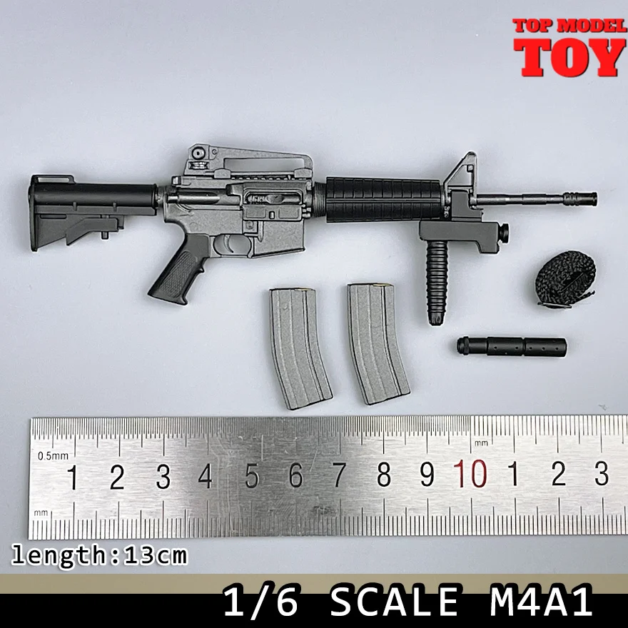 1/6 M4 M16 XM177 M4A1 pistolet broń akcesoria do modeli nie Launchable Fit 12 ''figurka żołnierz armii