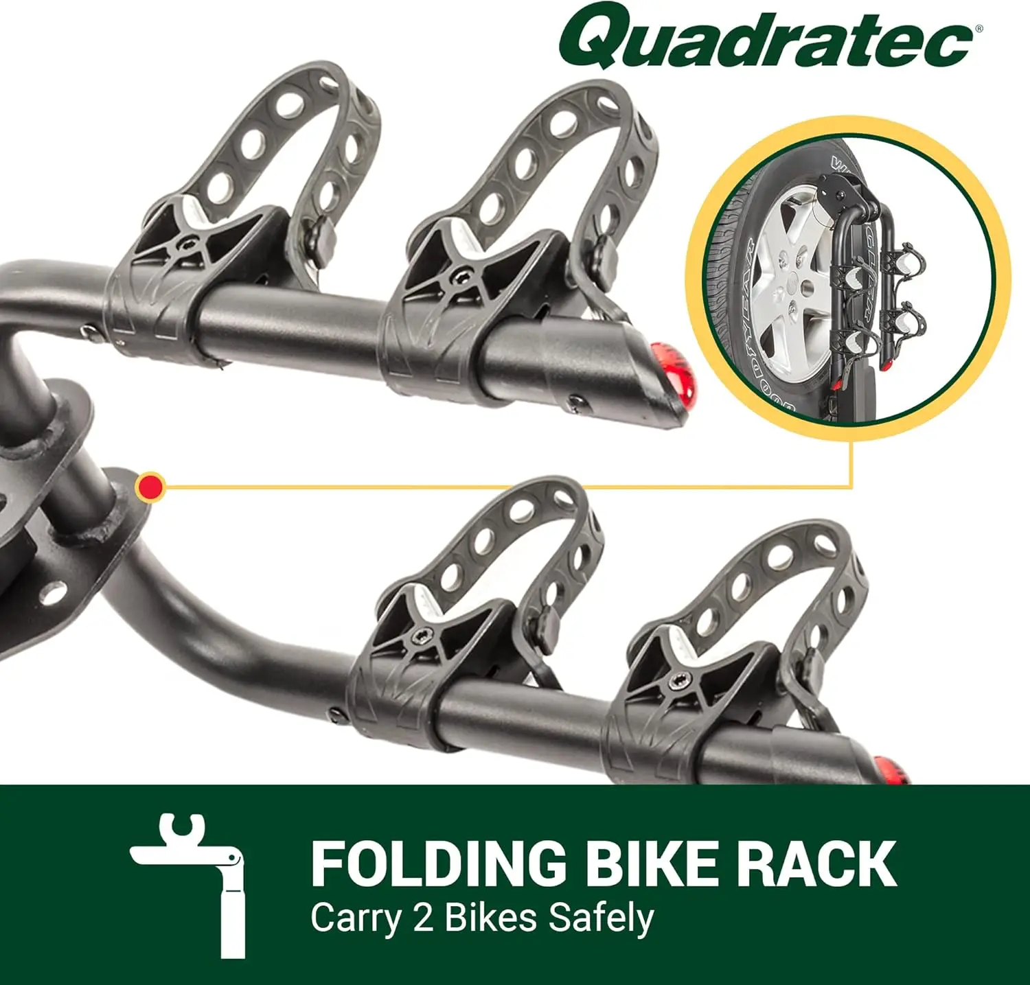 2-Bike Folding Bike Rack for 2