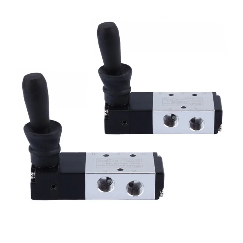 

1/8" 1/4" 2 Position 5 Port 4H230C/E-06/08 4HA230C/E-06/08 Manual 5 Way Pneumatic Air Valve Hand Lever Operated Control Valve
