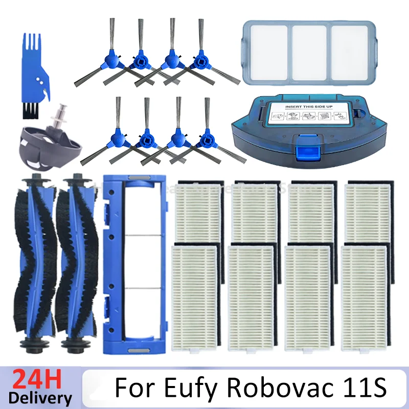 

For Eufy Robovac 11S / 25C / 30 / 30C / 35C / 12 / 15T / 15C Vacuum Cleaner Parts Roller Main Side Brush Filter Accessories
