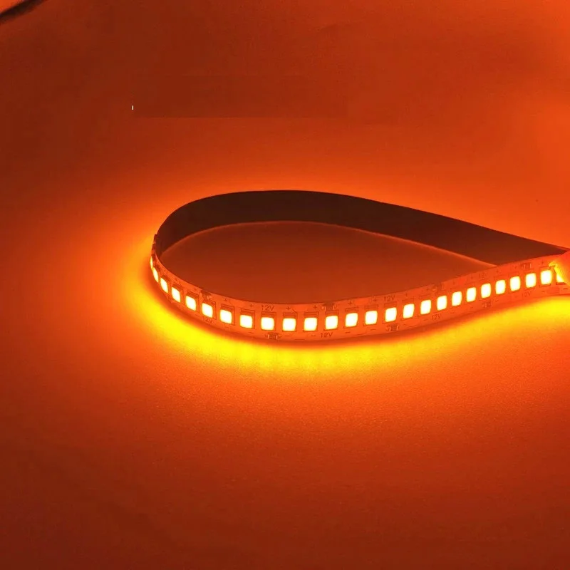 10pcs 12V 12cm 24cm 36cm 50cm 1m 2m 5m Orange Amber LED Flexible Strip Soft Tape 240 leds/m 1700k 1800k 1900k 2000k Logo Shop
