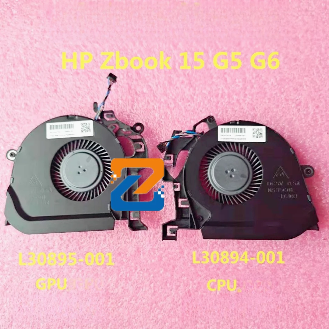 

Вентилятор охлаждения процессора ноутбука для HP ZBook Studio15 G5 G6 FAN L30894-001 L30895-001