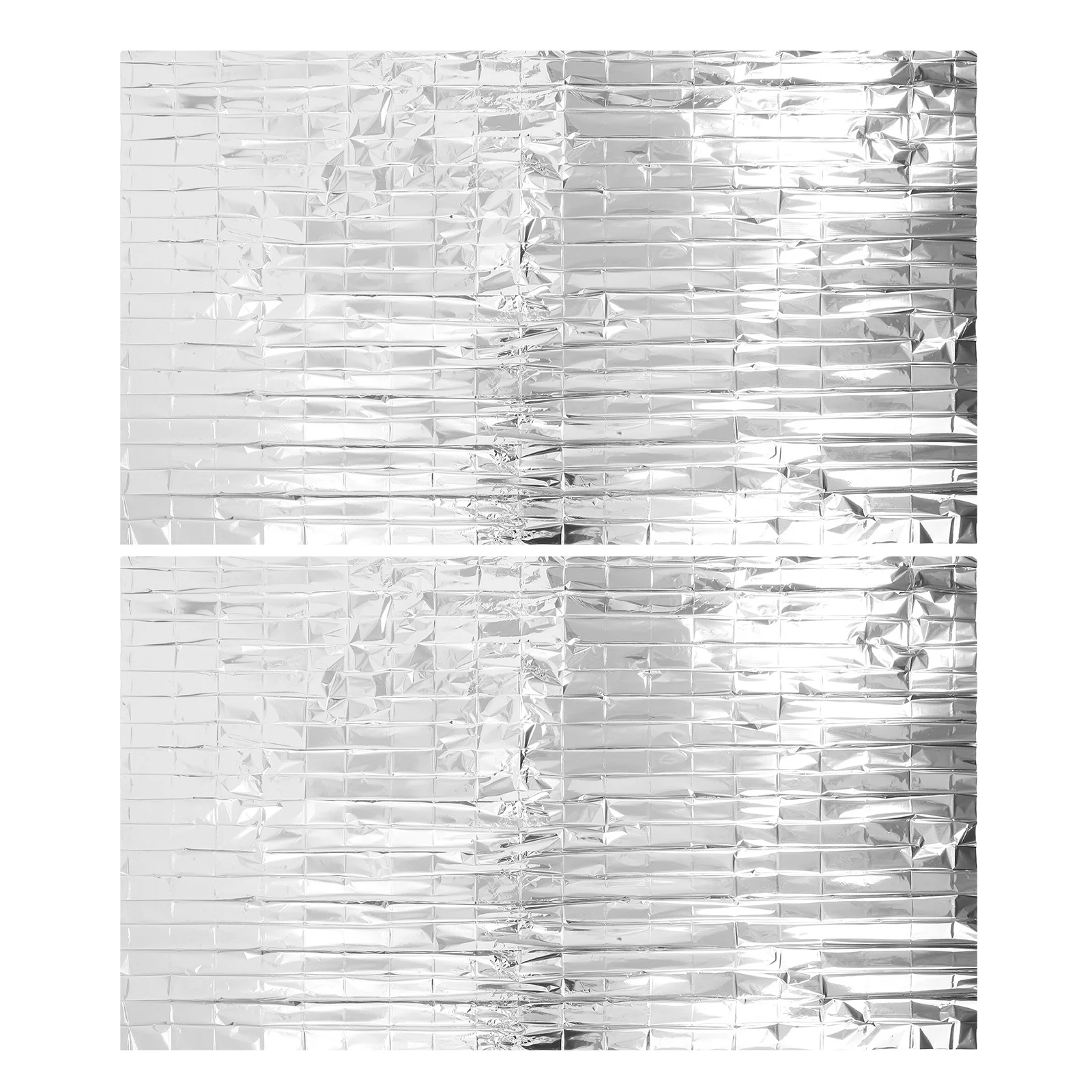 

2Pcs Reflective Plant Films Uv Protection Heat Insulation Blanket Portable Lightweight Easy Installation Ideal for Garden