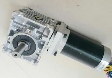 RV30 Worm Reducer Brushless DC Motor 24V 3000rpm 69W Gear Ratio 5 7.5 10 15 20 25 40 50 60 80:1 single output shaft