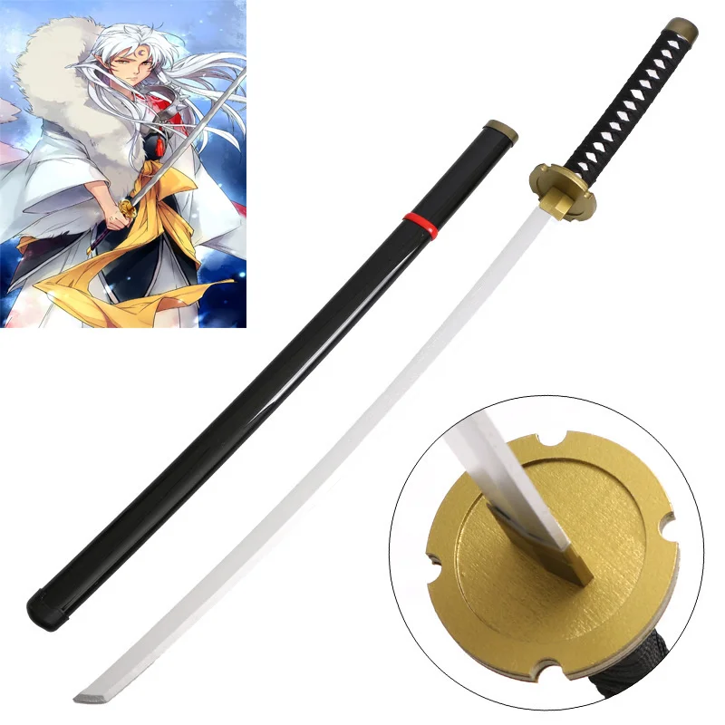 40inch Role Playing Anime Higurashi Kagome Bamboo Assembled Weapon Katana 100cm Cosplay Sword Model