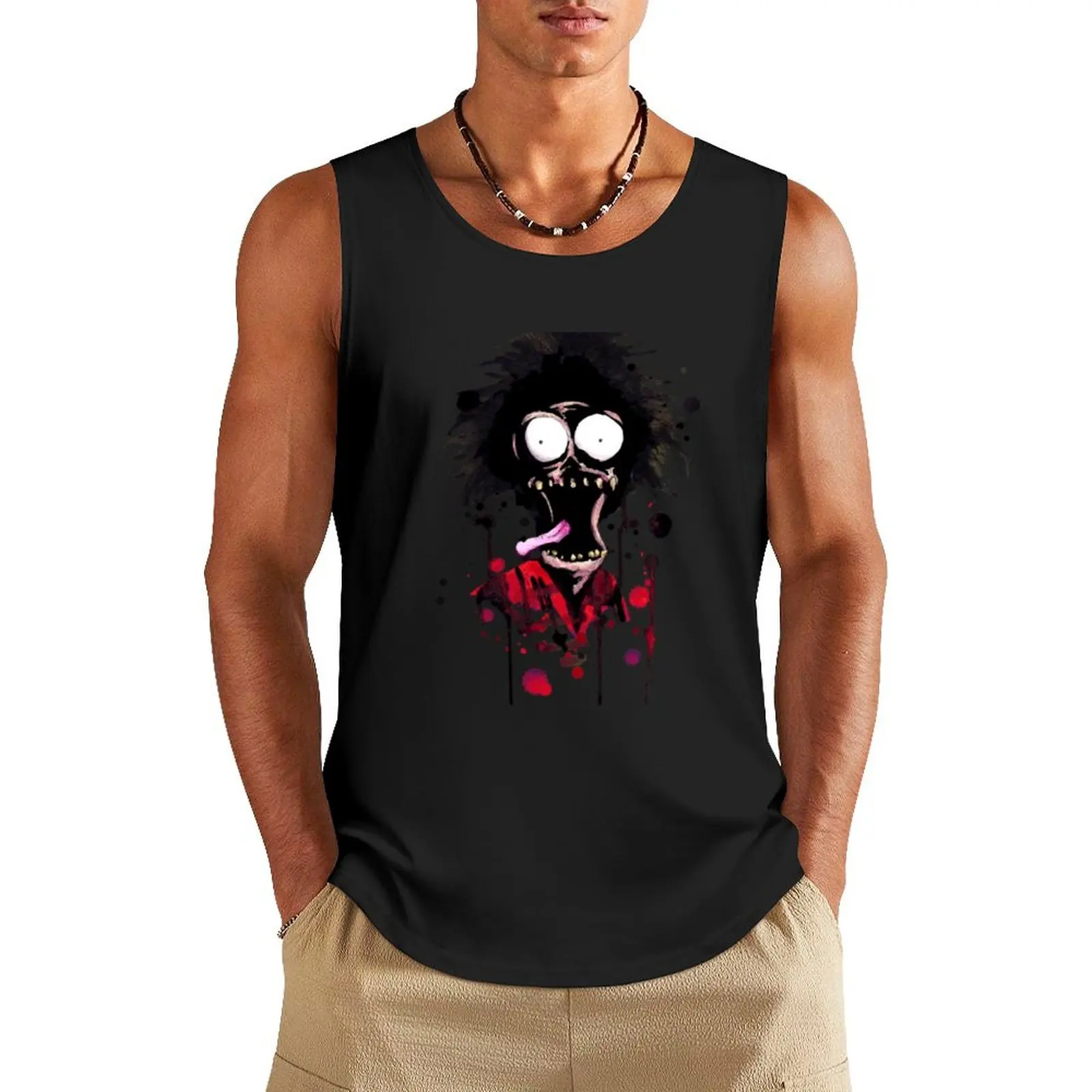 

Large Marge St Tank Top sleeveless t-shirts for men singlet for men sleeveless vests gym shirt men