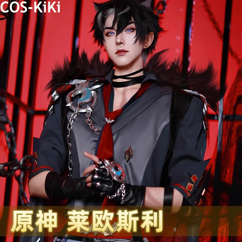 

COS-KiKi Genshin Impact Wriothesley игровой костюм великолепная красивая униформа косплей костюм Хэллоуин наряд для мужчин XS-XXL
