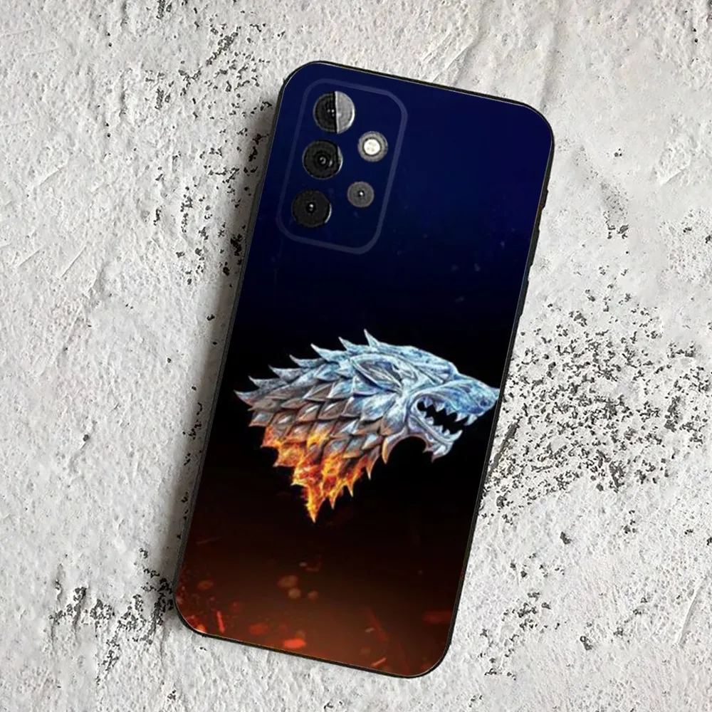 W-Winter C-Coming Stark  Phone Case For Samsung Galaxy A13,A21s,A22,A31,A32,A52,A53,A71,A80,A91 Soft Black Cover