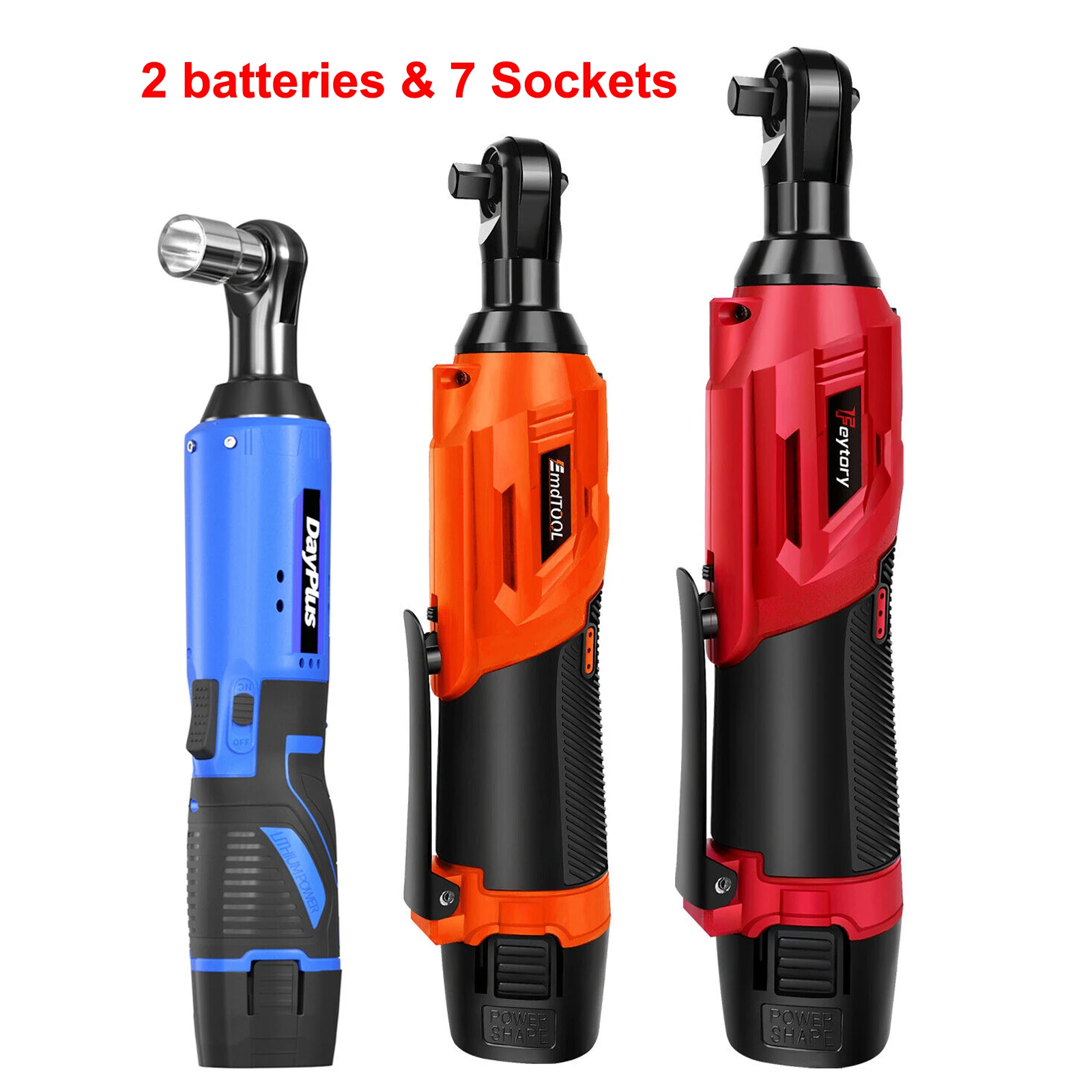 Jeu de cliquets électriques rechargeables 12V, perceuse à Angle droit 120nm, tournevis pour enlever l'écrou de vis, outil d'entretien Automobile