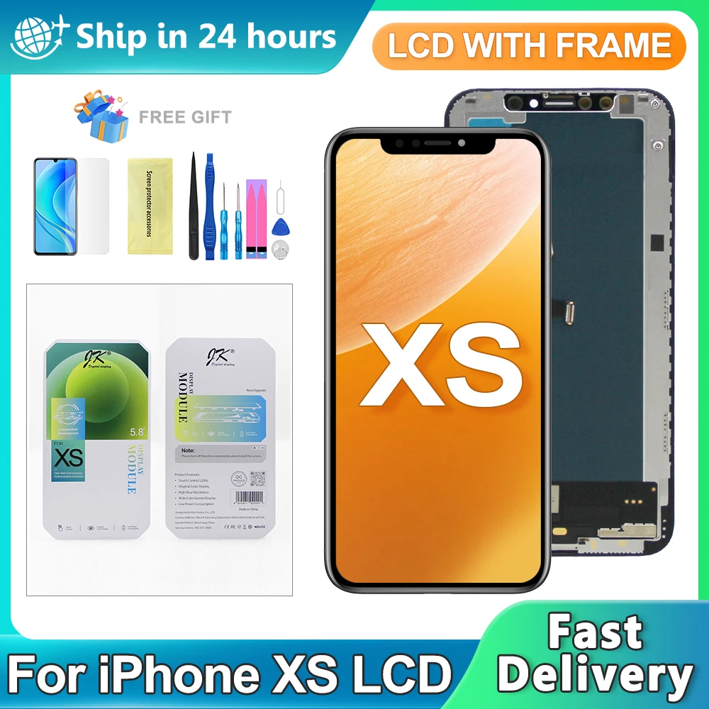 

Экран XS для iPhone XS, экран дисплея, дигитайзер в сборе, сменный ЖК-дисплей для iPhone XS, ЖК-дисплей