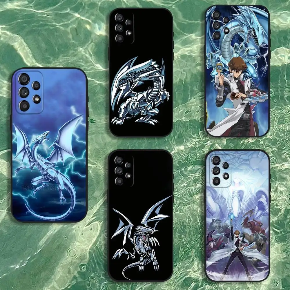 

Game Blue-Eyes White D-Dragon Phone Case For Samsung Galaxy A20,A21s,A22,A31,A32,A52,A53,A72,73,A80 Soft Black Cover