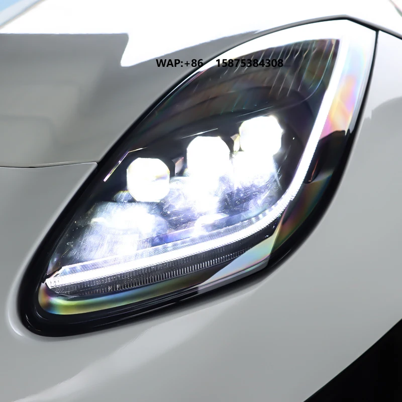 For for  F-TYPE Super Bright Three-Eye LED Headlights Upgrade New 6000k Color Temperature Product