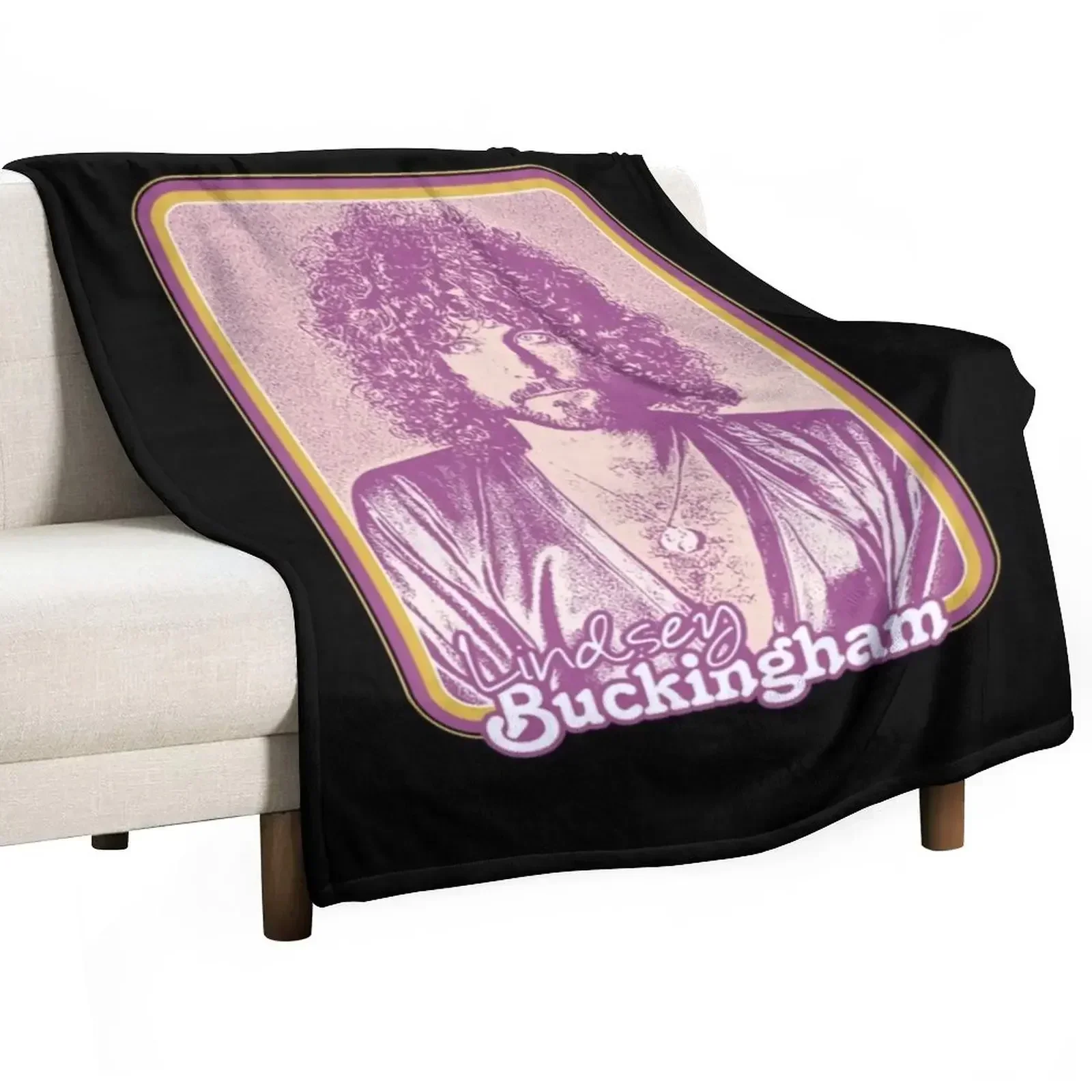 Lindsey Buckingham Throw Blanket Soft Hairy Flannels Furrys Blankets