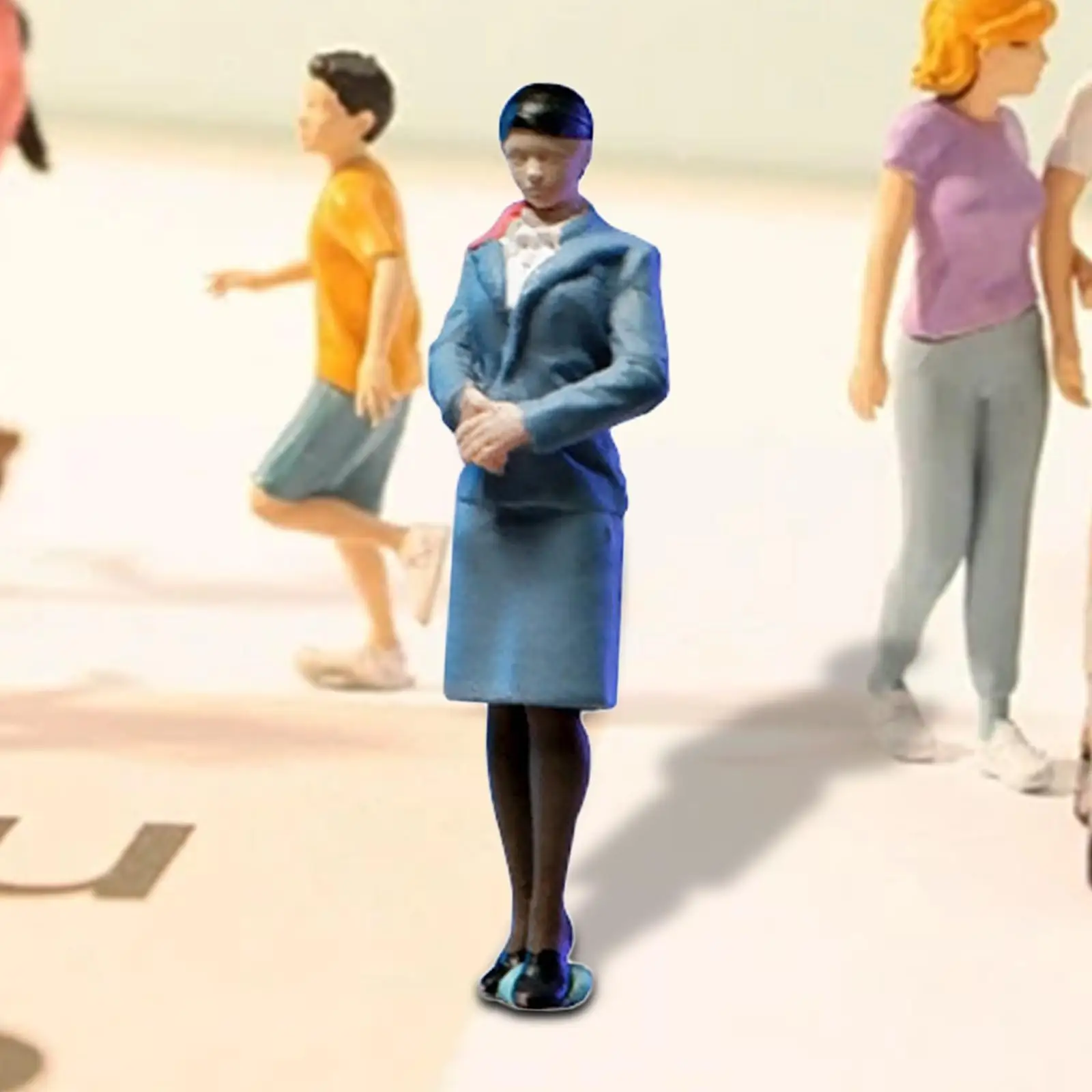 Figurina in scala 1:64 per layout Diorama Modello in resina per persone minuscole