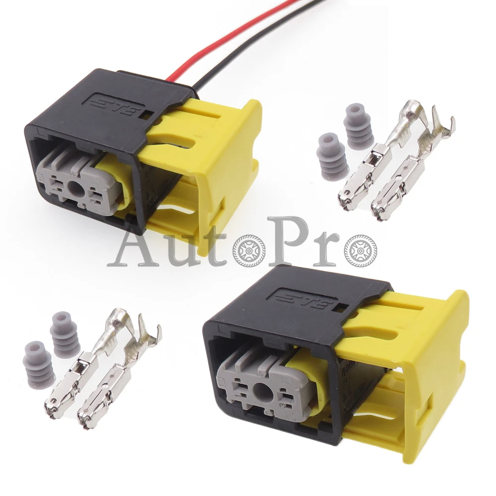 1 Set 2 Hole 2-1418448-2 AC Assembly Automotive Urea Pump Sensor Electric Wiring Cable Sockets Car Sealed Connectors