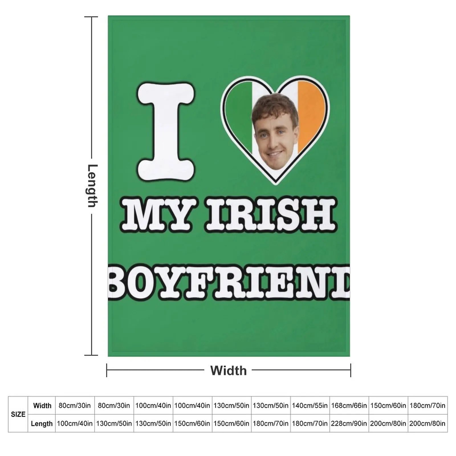 Paul Mescal Irish Boyfriend Throw Blanket Hairy Luxury Designer For Baby Blankets For Baby Furrys Designers Blankets