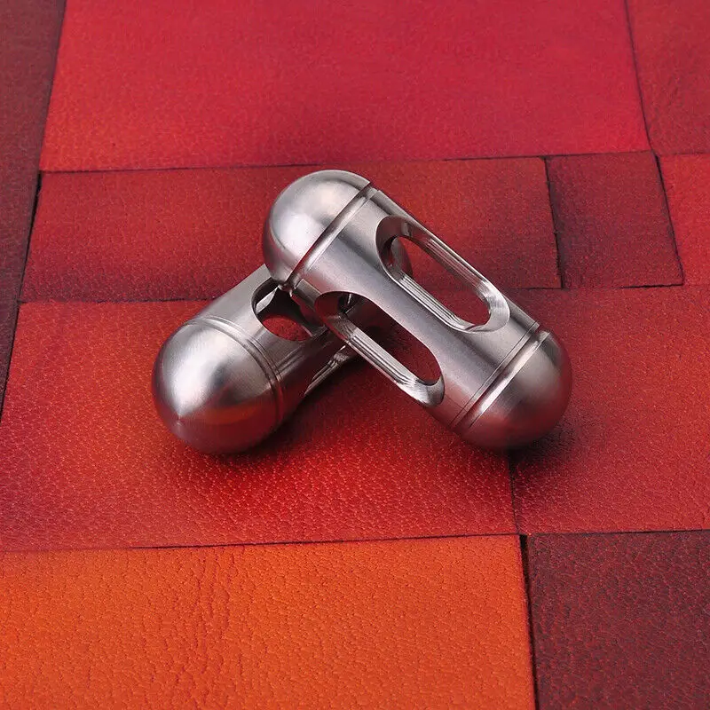 1PC High Stainless Steel Metal Toys for Adults Tri-Fidget Bored Carry Playing EDC