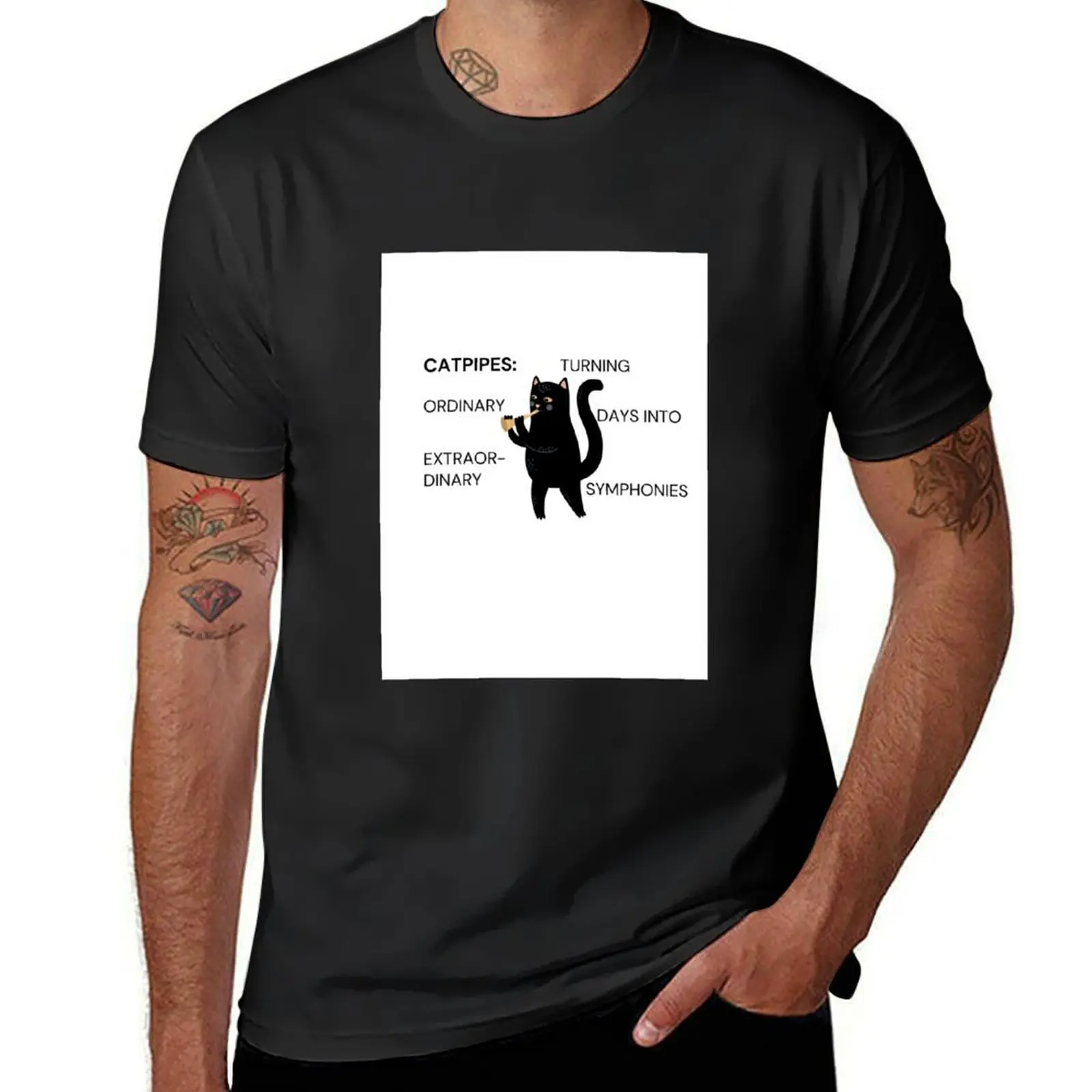 Catpipes: Turning Ordinary Days Into Extraordinary Symphonies Cat Symphony Magic Design T-Shirt