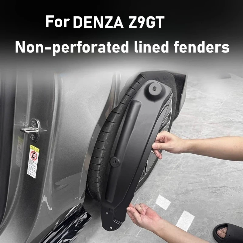 For DENZA Z9GT 2024 2025 Rear Wheel Lining Fenders Anti-Mud And Sand Non-Perforated Exterior Fender Accessories