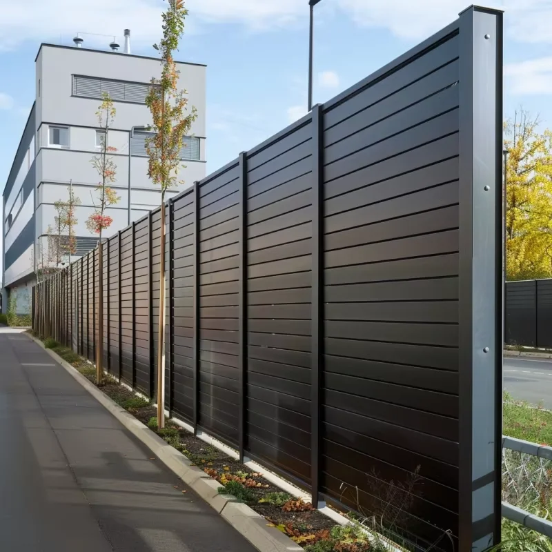 Any Size Custom Aluminum Multi Color Louver Slat Fence Easy Clean Weather Resistant Garden Patio Balcony Yard Barrier