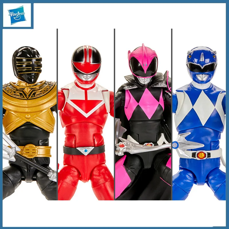 

Hasbro Genuine Power Rangers Yellow Blue Powder Red 6 Inches Action Figure Toys for Boys Girls Gift Collectible Model Ornaments