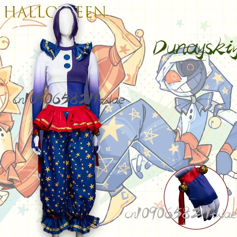 

MoonDrooo Хэллоуин Косплей Костюм Полный комплект с аксессуарами для парика для макияжа для мужчин и женщин - официальный наряд из Arkham Asylum