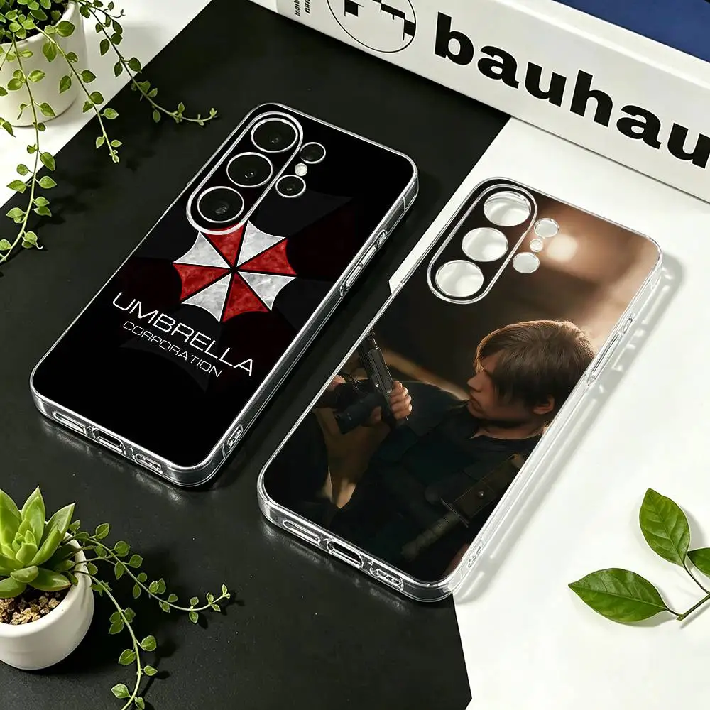 Game R-Resident E-Evil-l  Phone Case For Samsung S21 S20 Ultra Plus FE S10 Transparent Silicone Phone Cover
