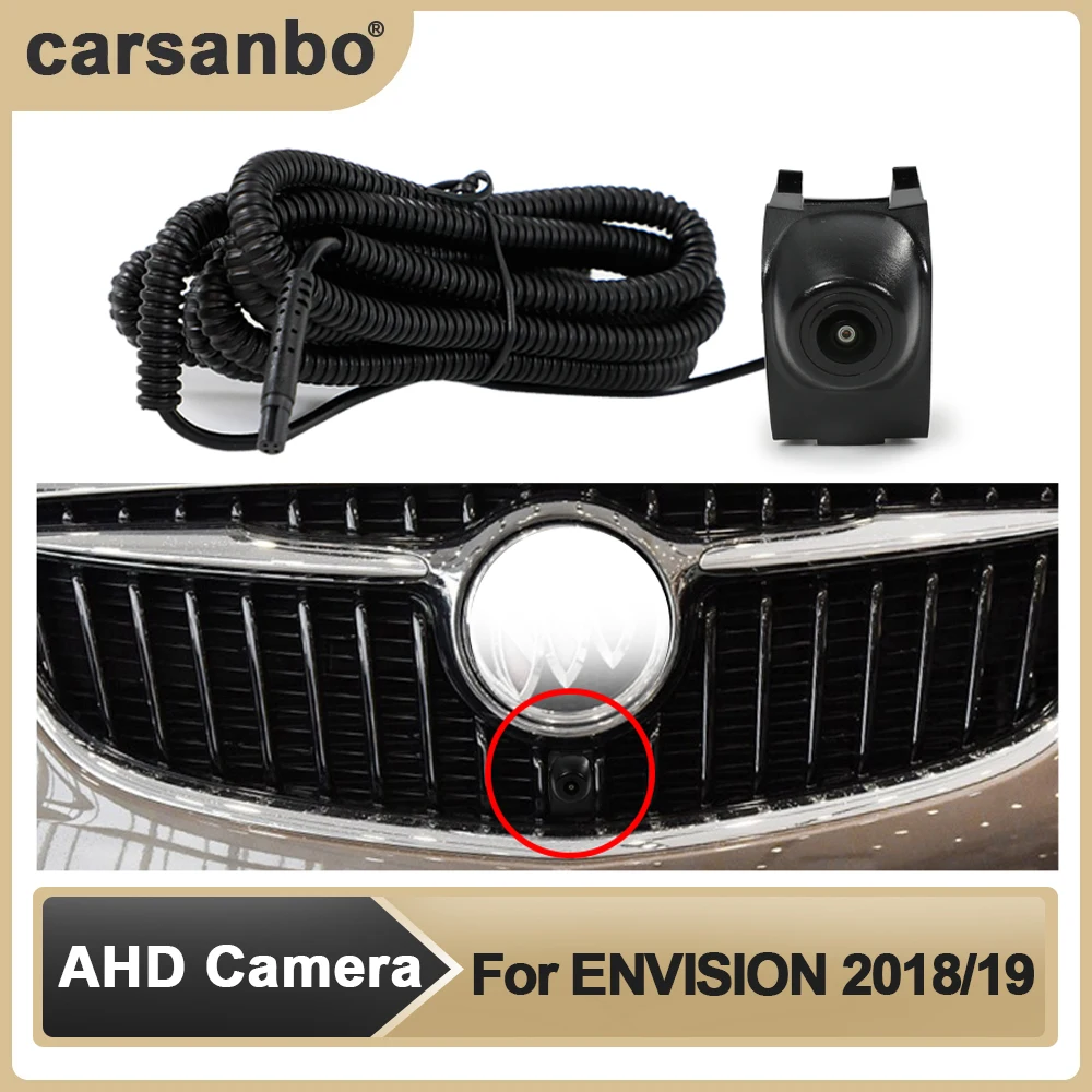 

Car AHD Front View OEM Camera HD Night Vision Fisheye 150° Chrome Camera for Buick 2018/2019 ENVISION Parking Monitoring System