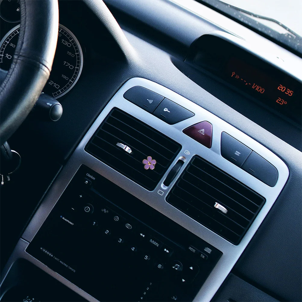 

12Pcs Flower Car Air Freshener Clips Cute Scent Vent Clips Car Vent Accessories Interior Decoration
