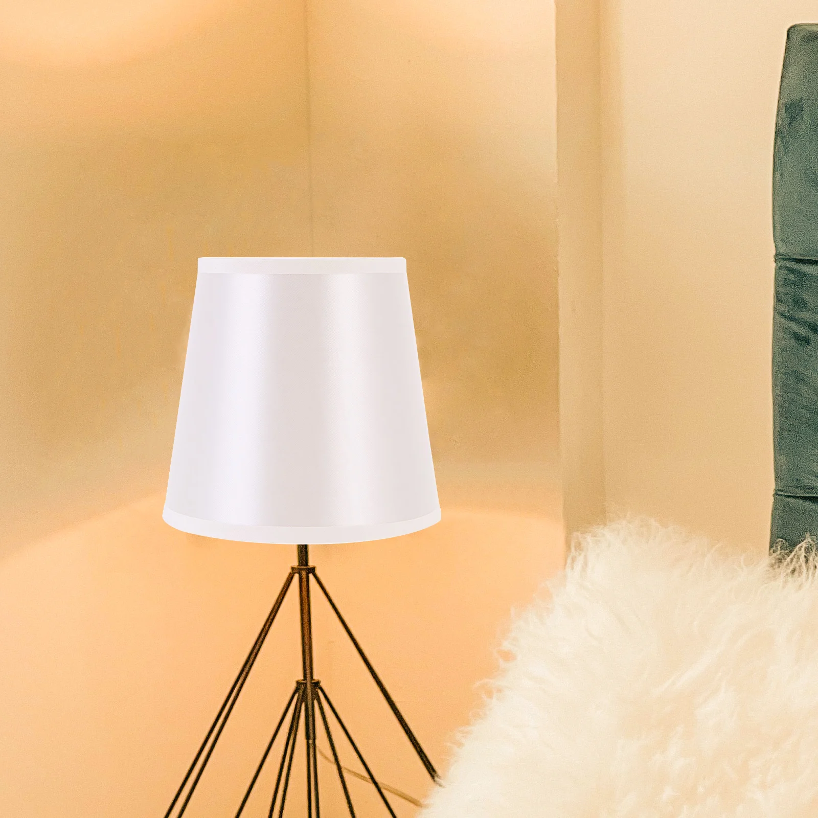 

Platinum Beige Lampshade E14 Cloth Durable Handmade Home Hotel Decoration Living Room Dining Accessories Lighting