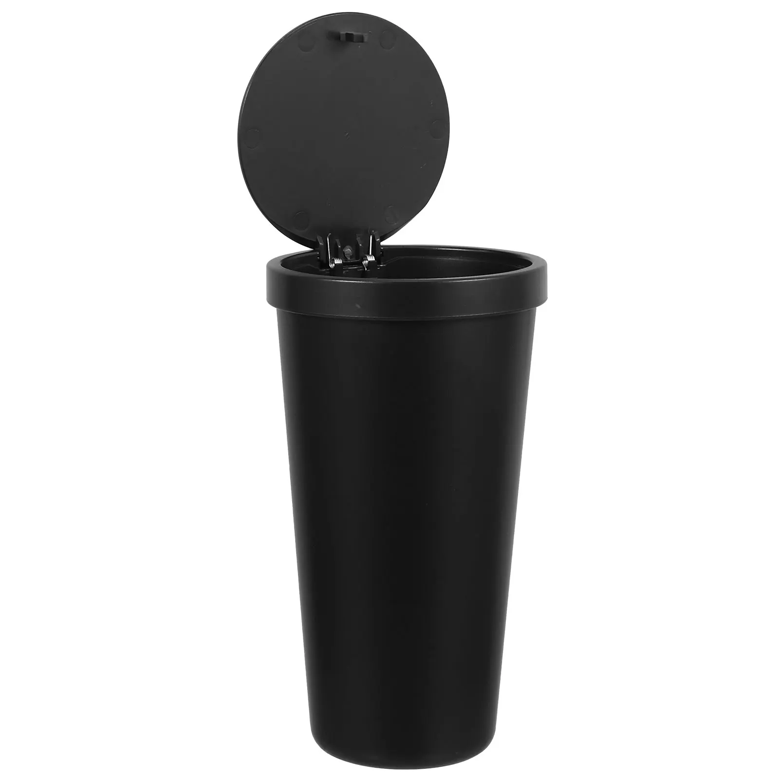 

Trash Can Center Console Mini Waterproof Storage Black Garbage Container Vehicle Accessories Car Trash Bin Cup Holder Small