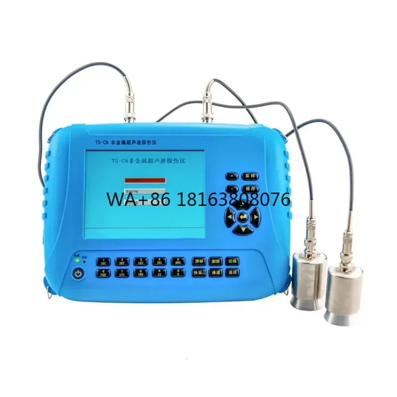 TS-C6 Non-Metallic Ultrasonic Flaw Detector Single Channel Concrete Ultrasonic Tester