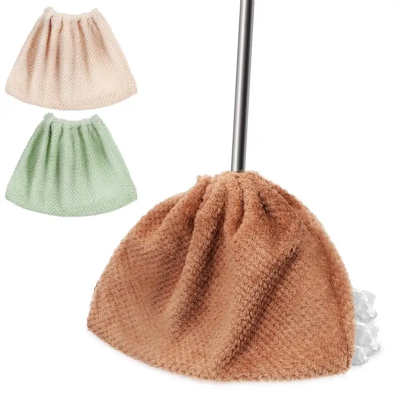 

3pcs Broom Covers Floor Cleaning Cloths Duster Broom Washable Dry Floor Household Cleaning Mops Cover Dust Mop Cleaning Supply