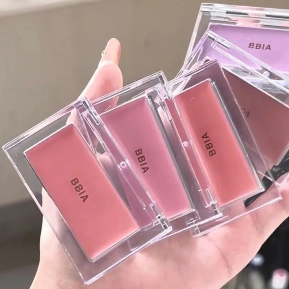 Bbia Gotowy do Użycia Kremowy Róż do Policzków Naturalny Długotrwały Matowy Monochromatyczny Róż do Twarzy Delikatny Brzoskwiniowy Figowy Lawendowy Makijaż do Twarzy