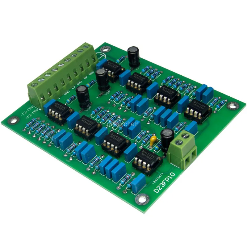 Nvarcher Bass Midrange Treble three-way Crossover Audio Board  NE5532P Frequency Divider  Filters For  amplifier