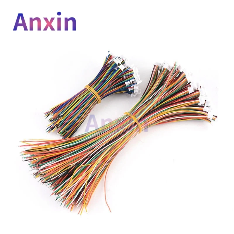 5 шт. 10/15/20 см кабель с одинарным/двойным разъемом MX MX1.25 2P 3P 4P 5P 6P 7P 8P 9P 10P разъем с шагом 1,25 мм