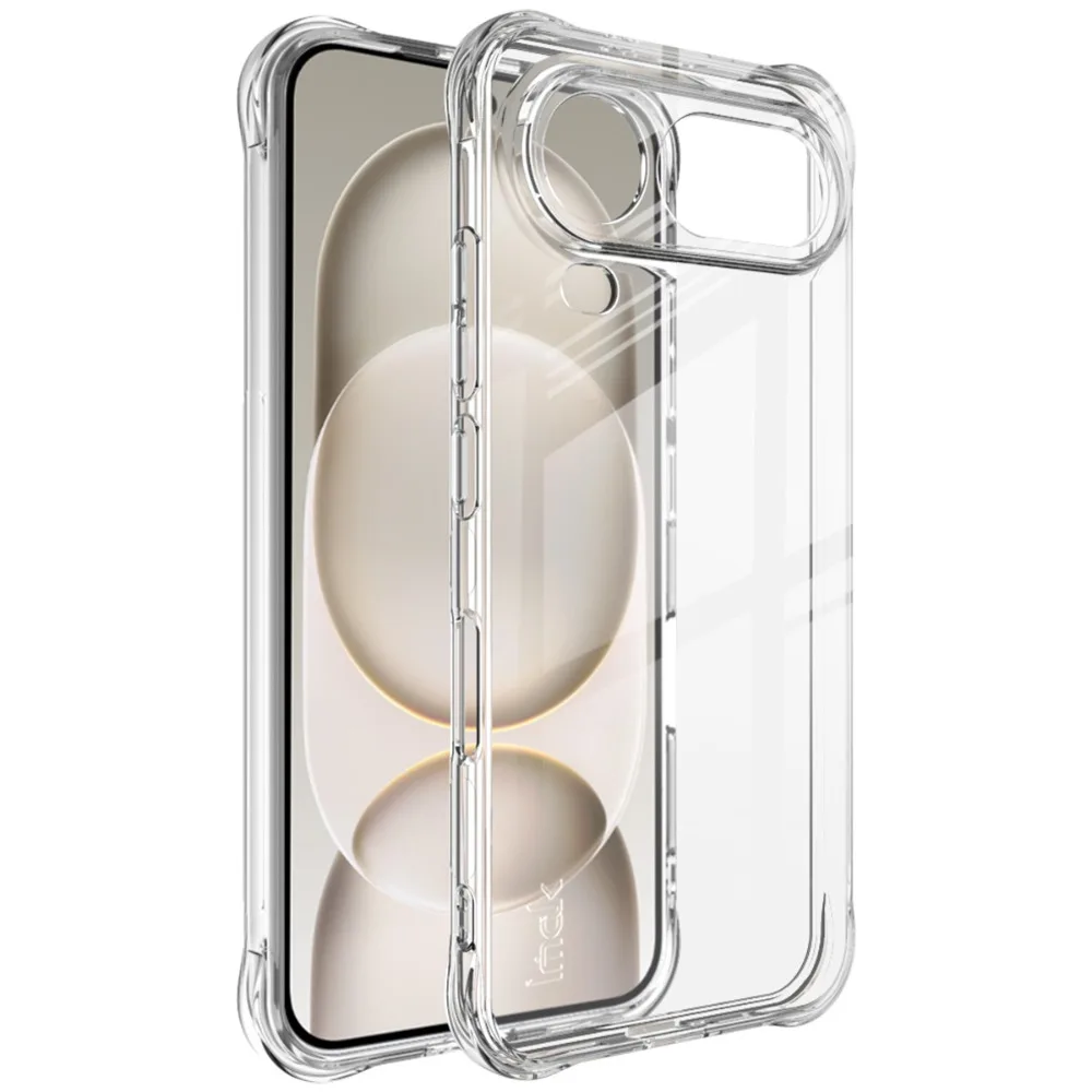 Funda Protectora Antigolpes IMAK con Lente de Protección Air Bag para Honor Magic 8 Pro Air 5G 2026, Carcasa Protectora para Honor Magic 8 Pro Air